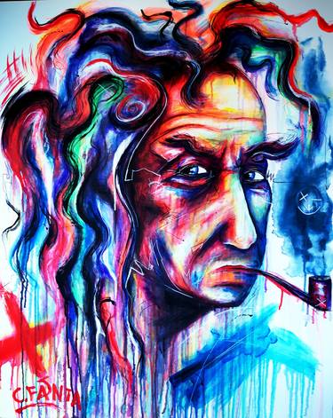 Print of Abstract Portrait Paintings by Captain Fanta