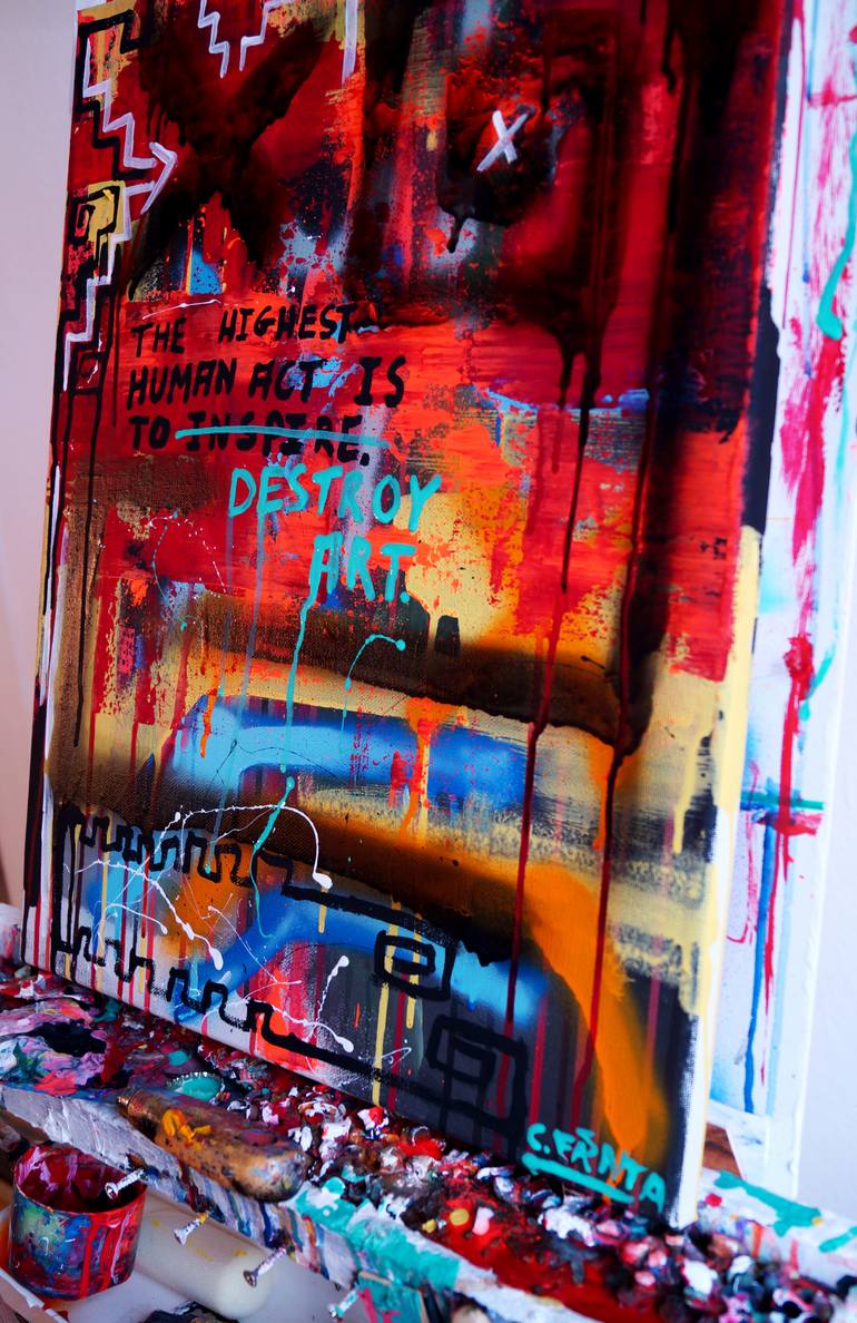Destroy Art Painting by Captain Fanta Saatchi Art