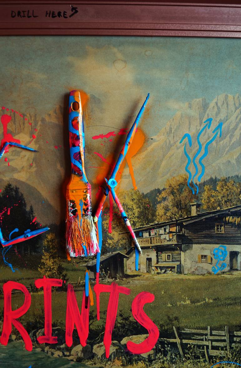 Original Abstract Graffiti Painting by Captain Fanta