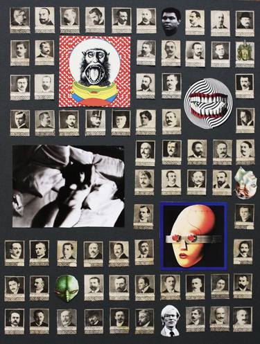 Original Surrealism People Collage by kurszan k