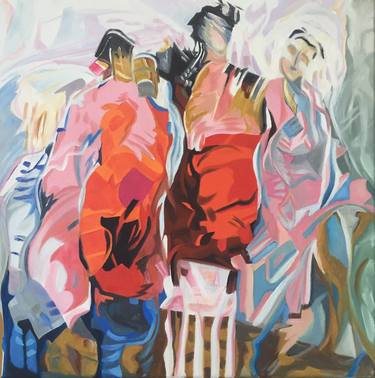 Print of Figurative Abstract Paintings by MEugenia Serrano