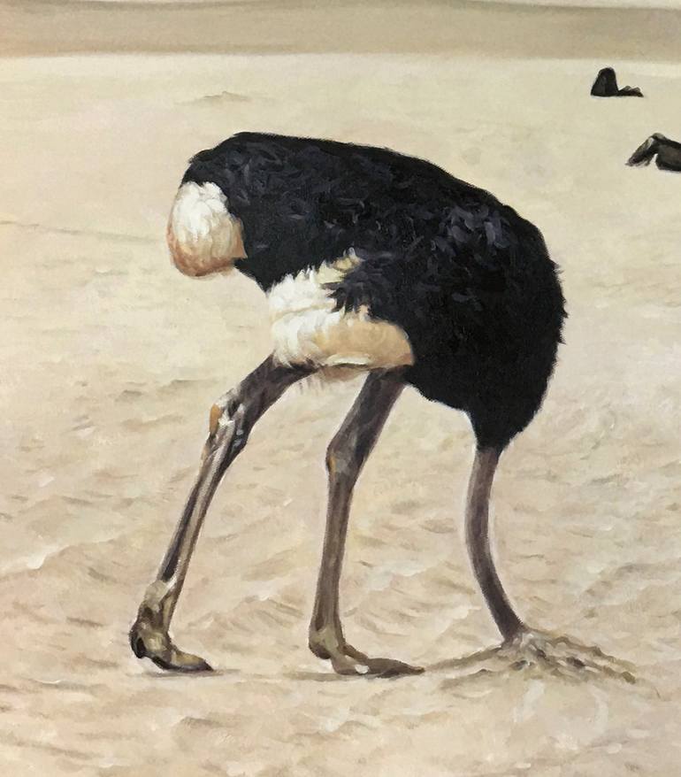 Original Animal Painting by Mr STRANGE Jean-Marie GITARD