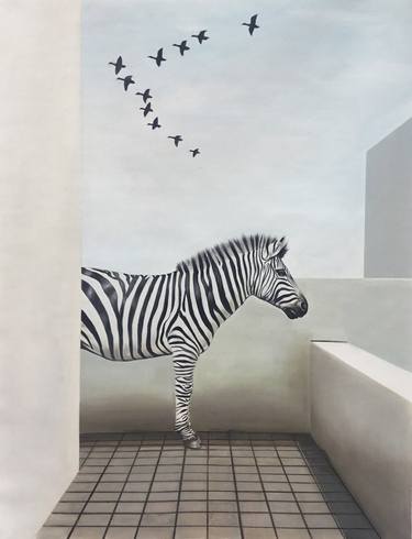 Original Animal Paintings by Mr STRANGE Jean-Marie GITARD