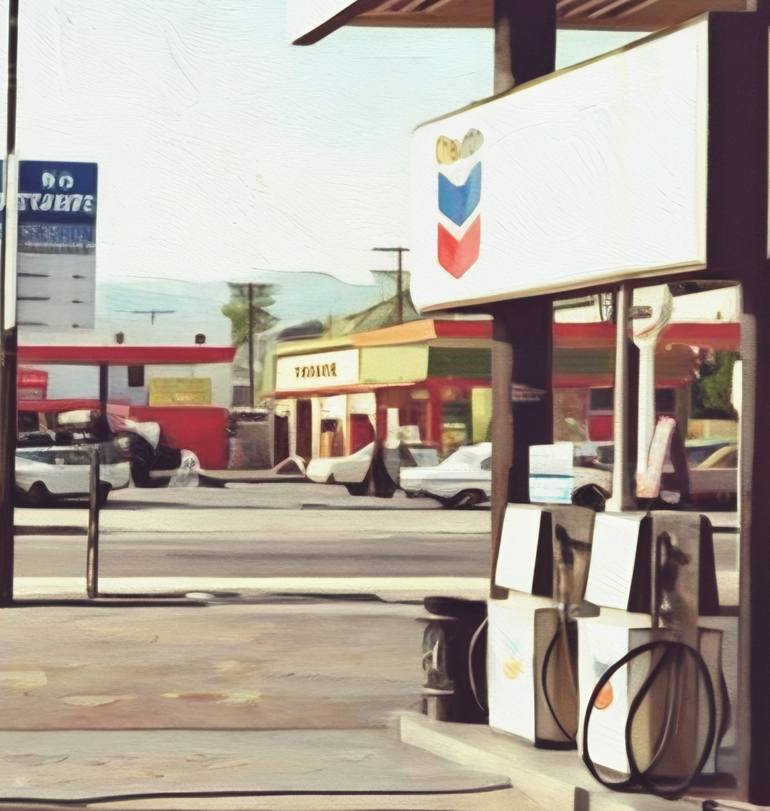 Original Surrealism Animal Painting by Jean-Marie Gitard