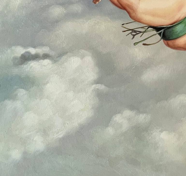 Original Surrealism Fantasy Painting by Jean-Marie Gitard