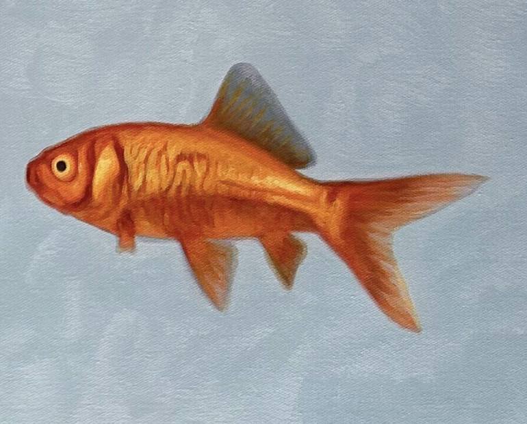 Original Surrealism Animal Painting by Jean-Marie Gitard