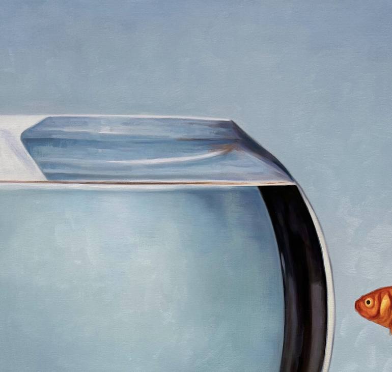 Original Surrealism Animal Painting by Jean-Marie Gitard