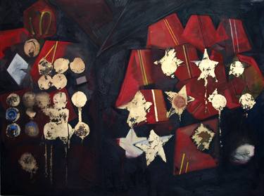 Original Conceptual Abstract Painting by Chris Holt