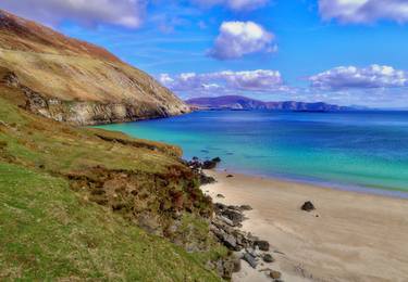 Keem Bay with the Minaun Cliffs in the distance off Achill Island thumb