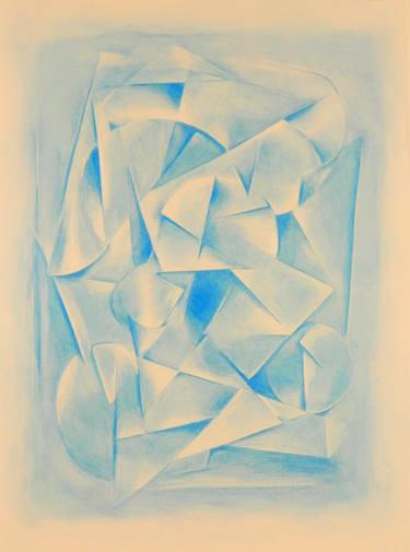 Original Cubism Geometric Drawings by The Polish Art