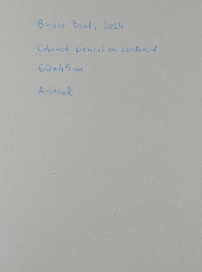 Original Cubism Geometric Drawing by The Polish Art