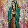 Virgin Mary, fill us with love and give us your Blessing.
I would like to tell so many things I am an artist who has felt a direct connection with my God and with the Virgin Mary. I know that she is with us at all times but for me one of her appearances was in January 2020 where she warned me that a pandemic was coming and I was kneeling before her and with my children and my mother. That is why I always dedicate the painting of the Virgin to you.
Thanks for looking and reading my comments.