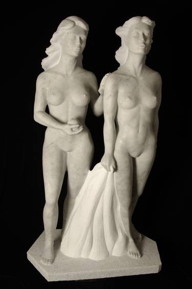 Original Realism Nude Sculpture by Michael Binkley