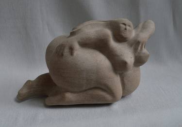 Original Modern Nude Sculpture by Michael Binkley