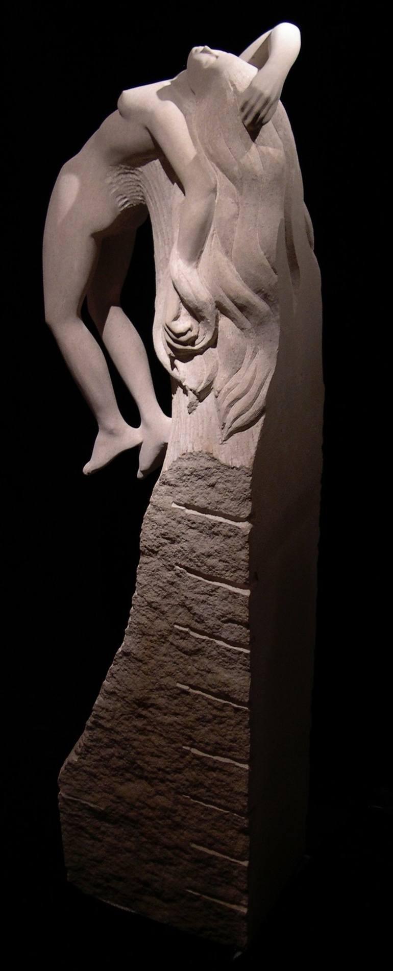 Original Figurative Nude Sculpture by Michael Binkley