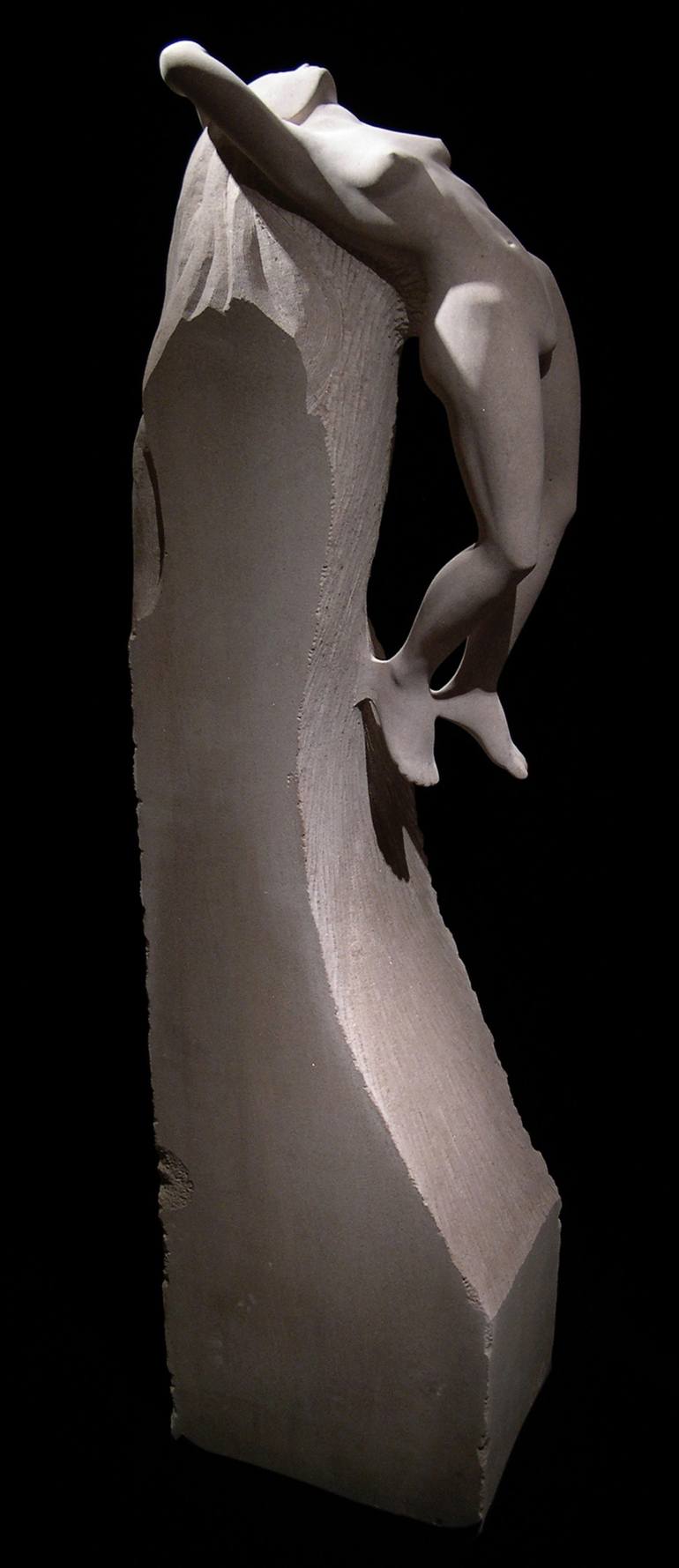 Original Figurative Nude Sculpture by Michael Binkley