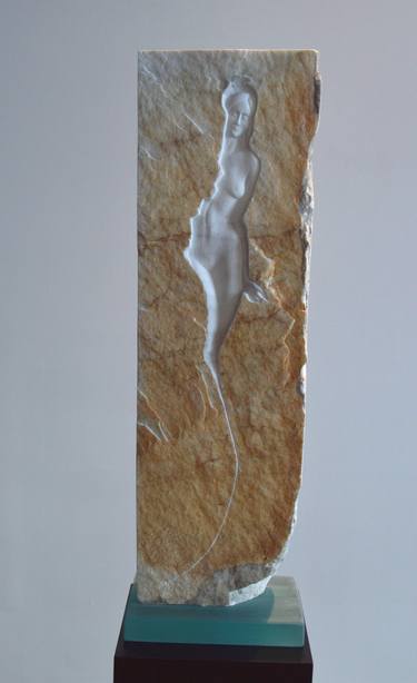 Original Figurative Nude Sculpture by Michael Binkley