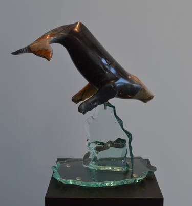 Original Figurative Animal Sculpture by Michael Binkley
