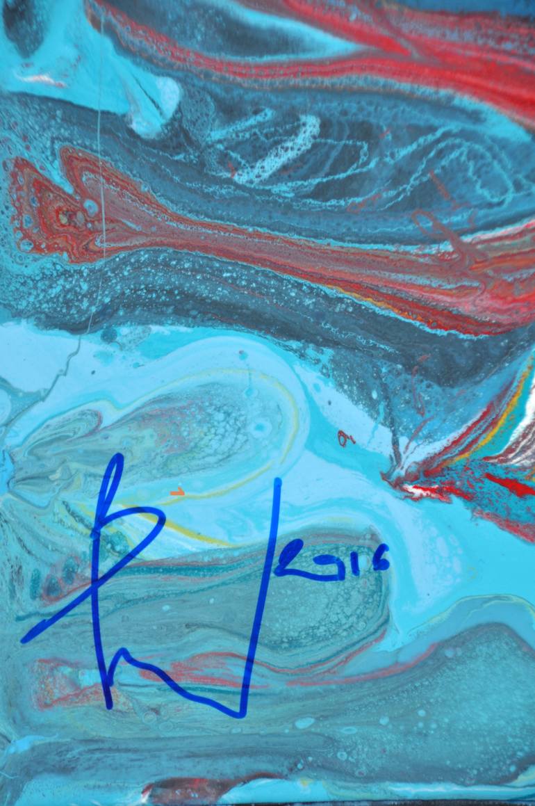 Original Abstract Expressionism Abstract Painting by Beata Van Wijngaarden