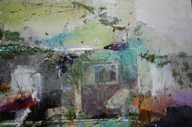 Original Impressionism Abstract Painting by Joanne Miller Rafferty