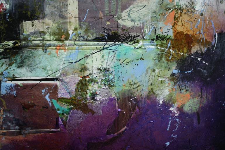Original Impressionism Abstract Painting by Joanne Miller Rafferty
