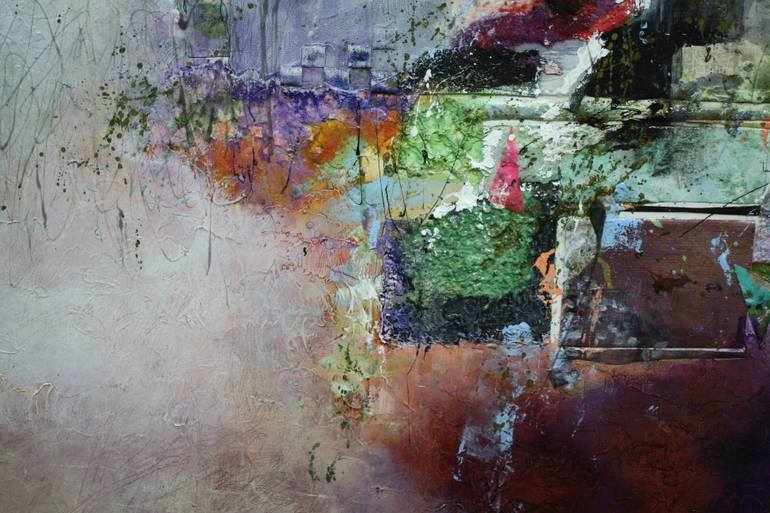 Original Impressionism Abstract Painting by Joanne Miller Rafferty