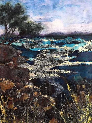 Original Expressionism Seascape Paintings by Suzsi Corio