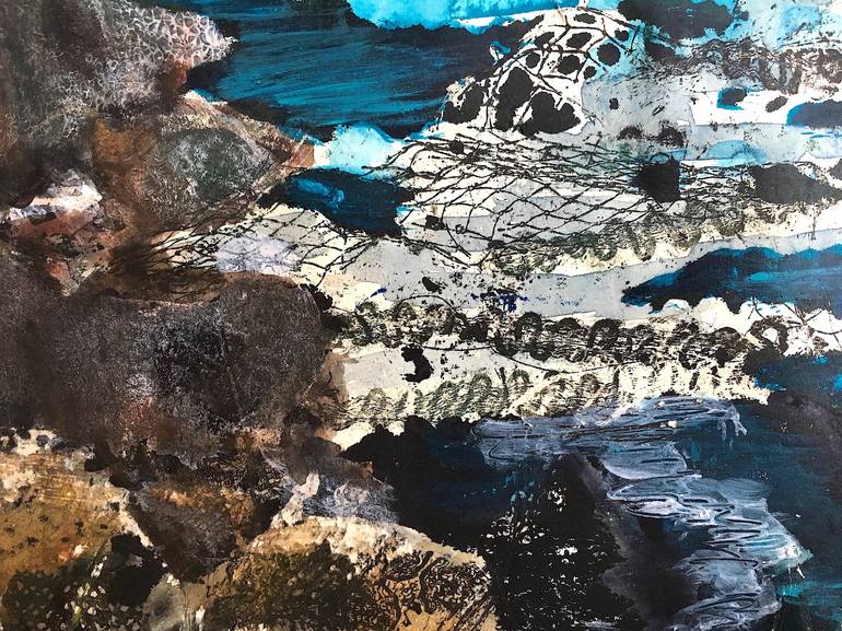 Original Expressionism Seascape Painting by Suzsi Corio
