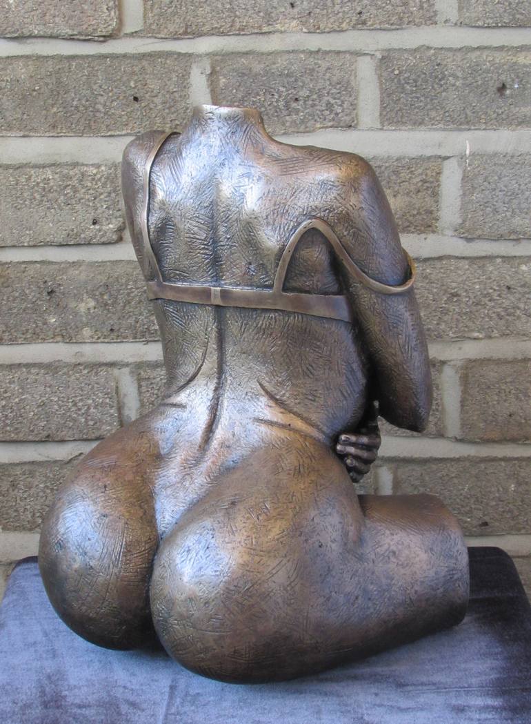 Original Figurative Erotic Sculpture by Konrad Wisniewski