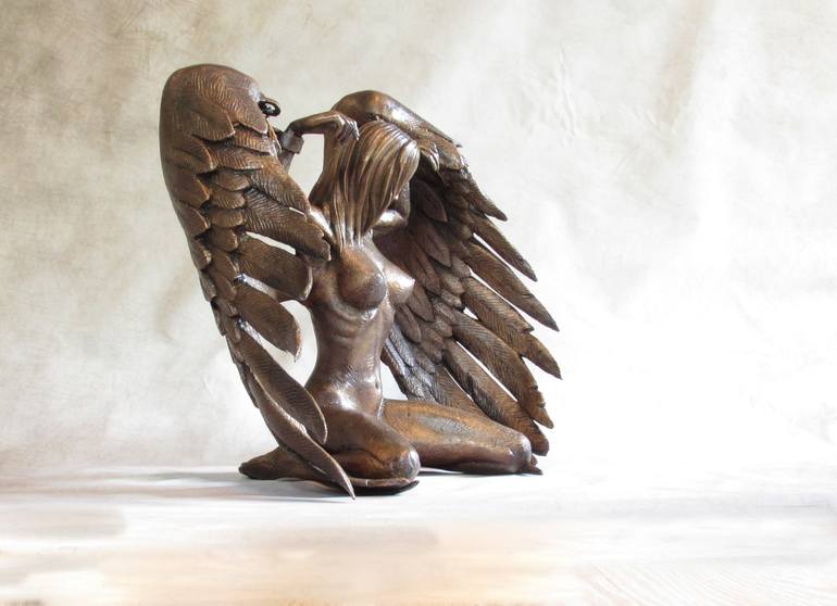 Original Figurative Nude Sculpture by Konrad Wisniewski