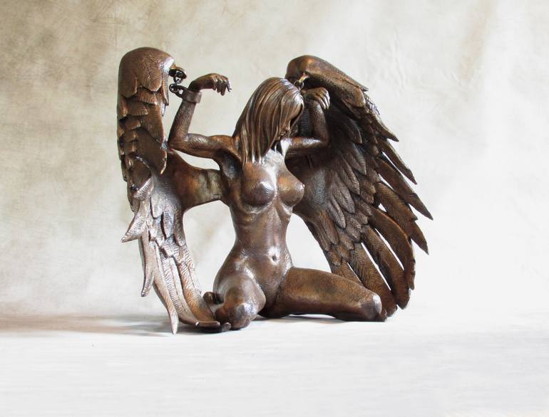 Original Figurative Nude Sculpture by Konrad Wisniewski