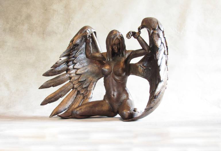 Original Figurative Nude Sculpture by Konrad Wisniewski