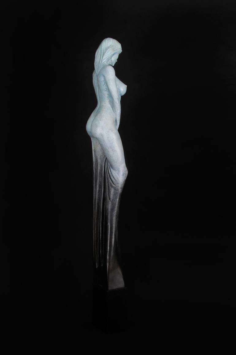 Original Fine Art Nude Sculpture by Konrad Wisniewski