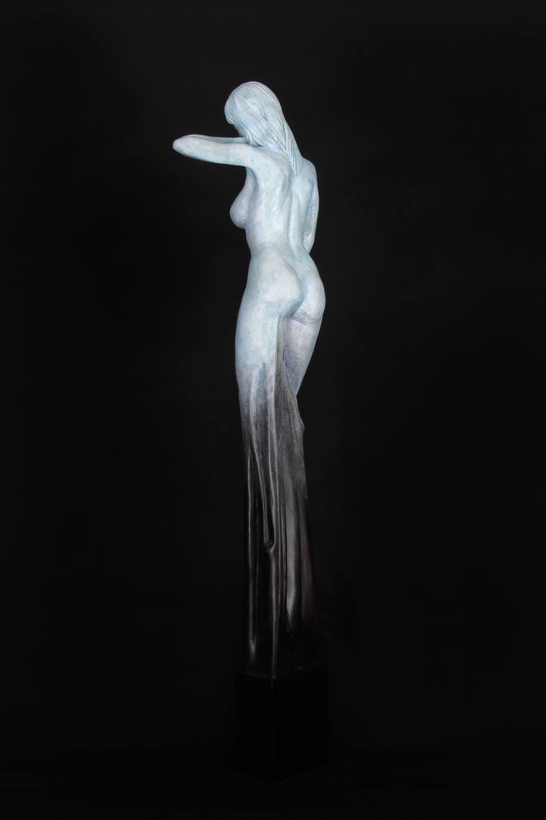 Original Fine Art Nude Sculpture by Konrad Wisniewski