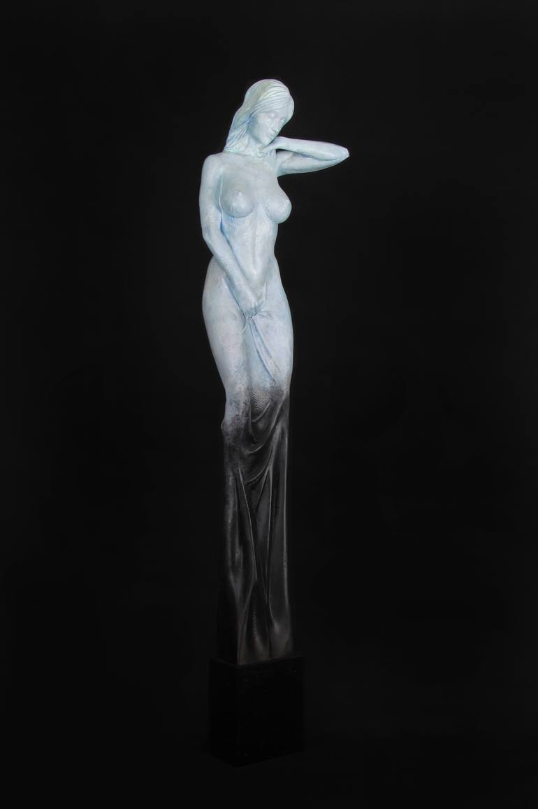 Original Fine Art Nude Sculpture by Konrad Wisniewski