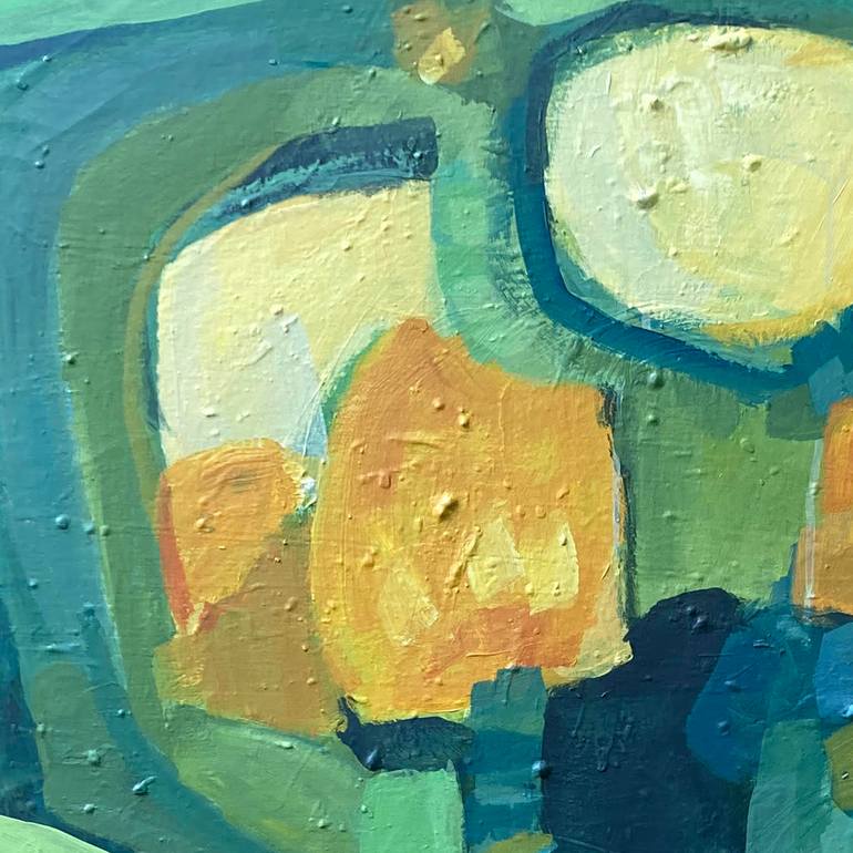 Original Abstract Expressionism Abstract Painting by Sebastian Indart