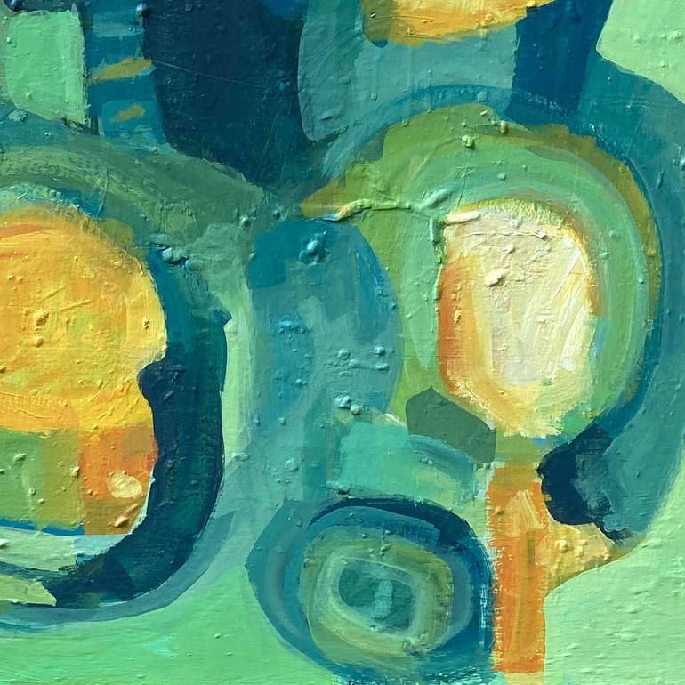 Original Abstract Expressionism Abstract Painting by Sebastian Indart