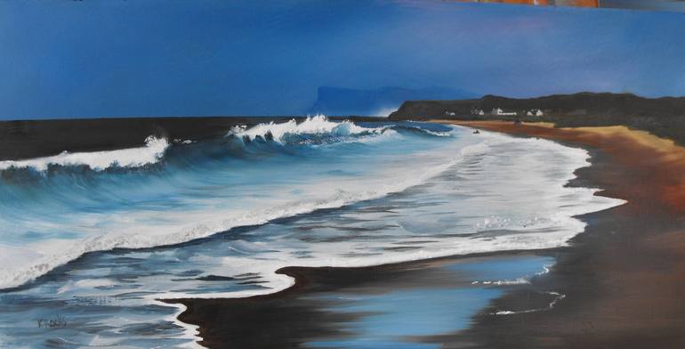 The Long Beach Painting by Kate Rocks | Saatchi Art