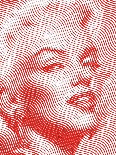 MARILYN MONROE RED(Hypnotic Series) - Pop Art thumb