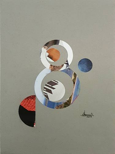 Print of Abstract Geometric Collage by Richard Brandão