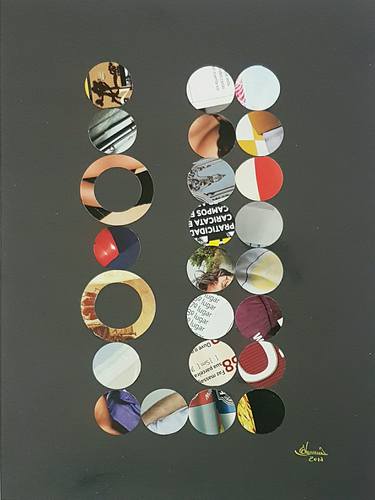 Print of Abstract Geometric Collage by Richard Brandão