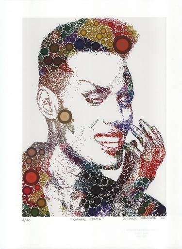 GRACE JONES (Fragments - Pop Icons) - Limited Edition of 10 thumb