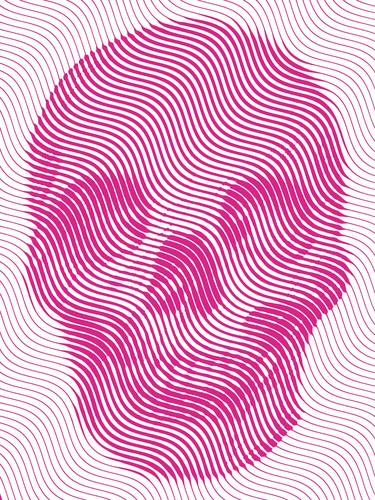 SKULL PINK (Hypnotic Series) - Pop Art thumb