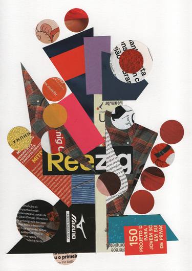 Original Abstract Collage by Richard Brandão