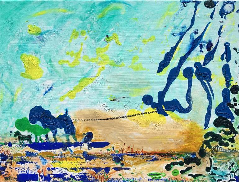 Original Abstract Painting by Michael Todd Morrison | Abstract Art on Canvas | Set Me Free