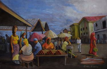 Original People Paintings by EMEKA AMAMASI