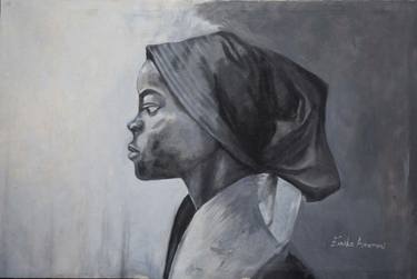 Original Impressionism Women Paintings by EMEKA AMAMASI