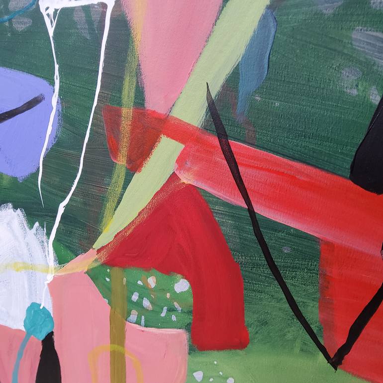 Original Abstract Expressionism Abstract Painting by Wendy Grace