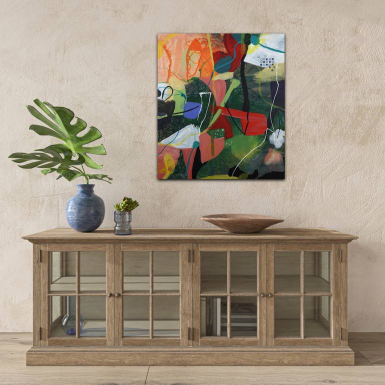 Original Abstract Expressionism Abstract Painting by Wendy Grace