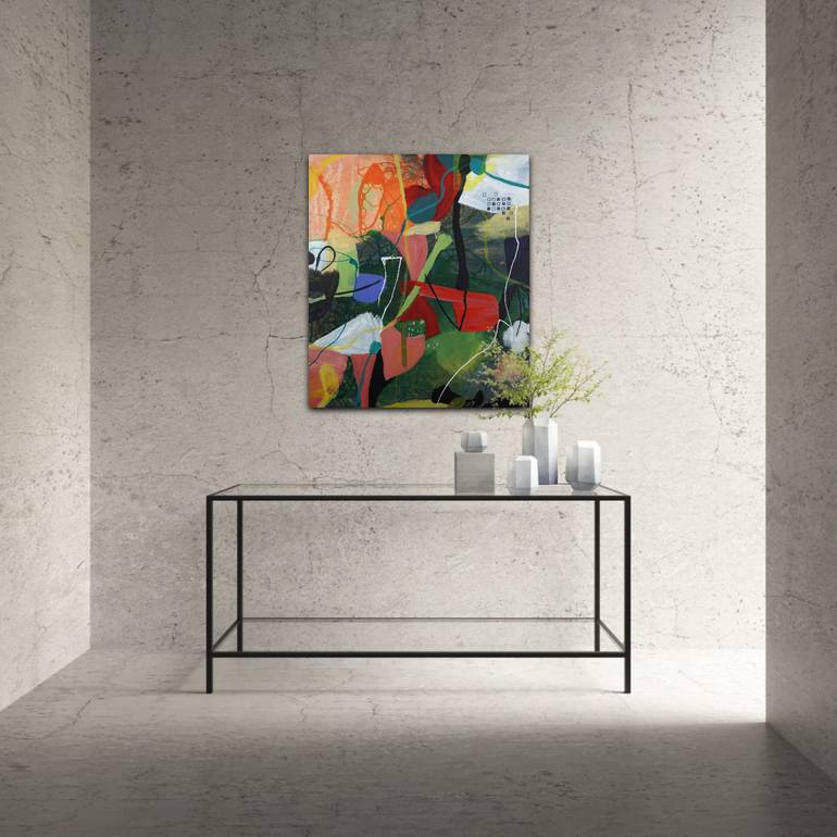 Original Abstract Expressionism Abstract Painting by Wendy Grace